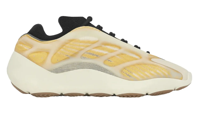 Adidas Yeezy 700 V3 'Fade Carbon' Lace-Up Sneakers