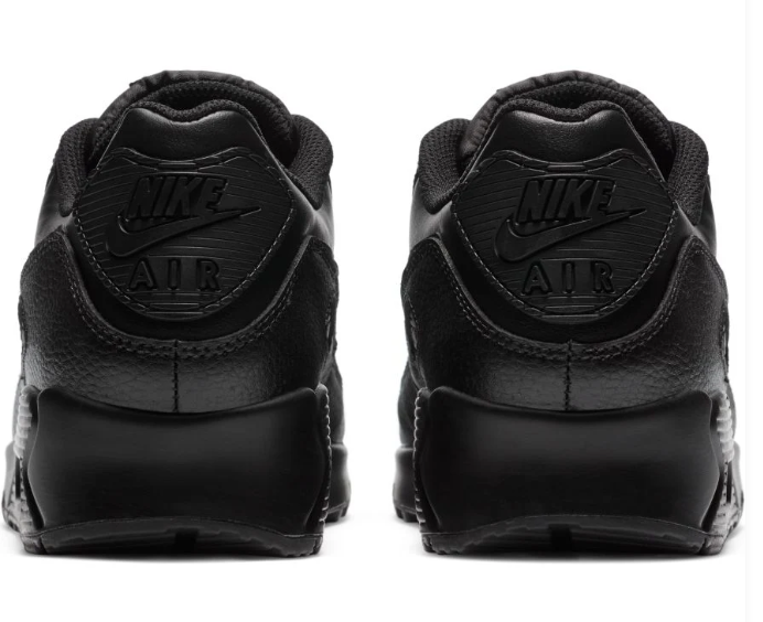 Men's Nike Air Max 90 LTR Leather Triple Black