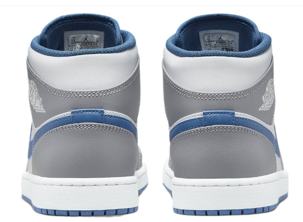 Air Jordan 1 Mid 'Cement Grey/True Blue' DQ8426-014