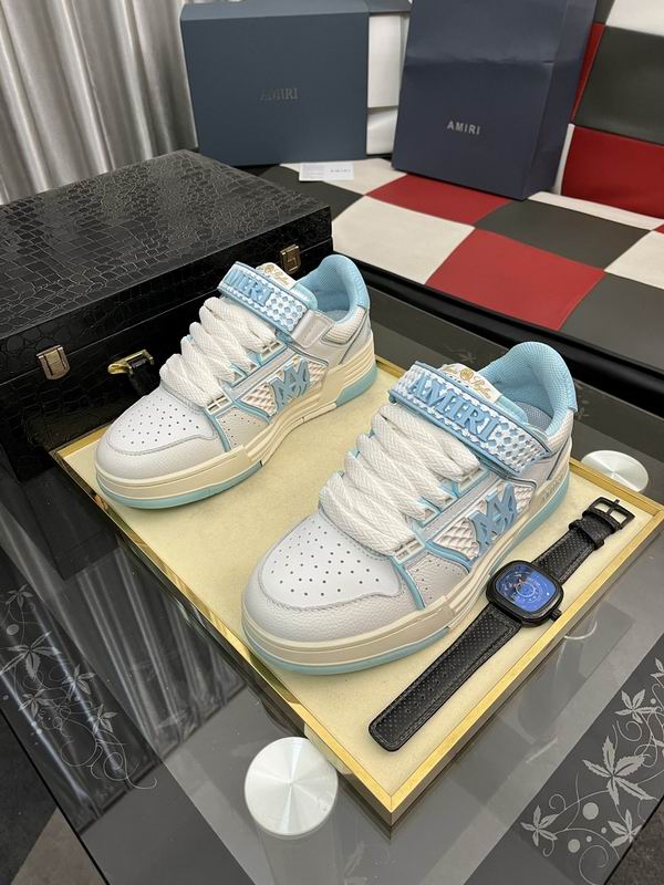 Amiri Bone Runner – White/Baby Blue