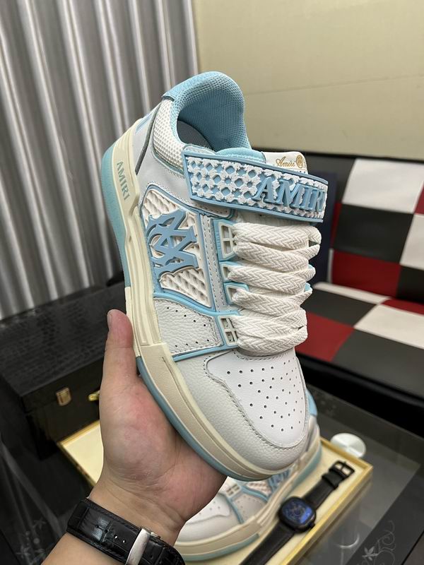 Amiri Bone Runner – White/Baby Blue