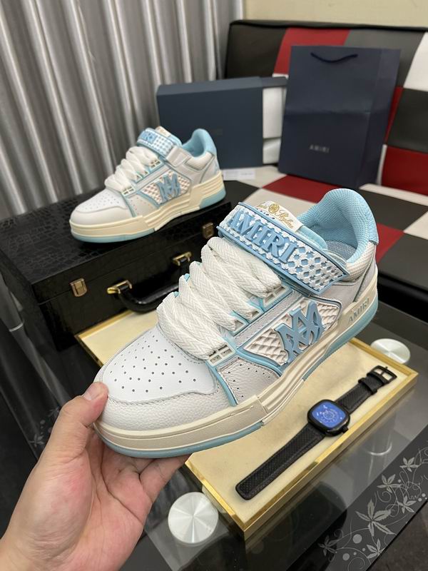 Amiri Bone Runner – White/Baby Blue