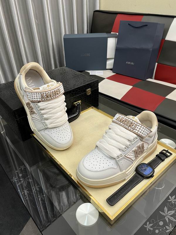 Amiri Skel-Low – White / Cream