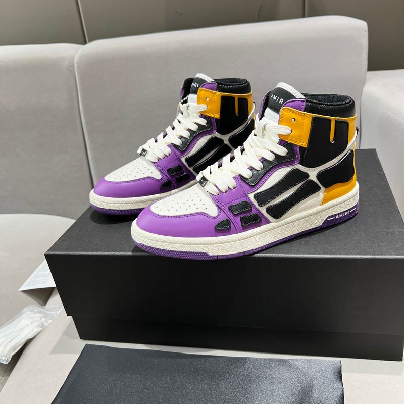 Amiri Skel-Top Hi – Purple / Black / Yellow