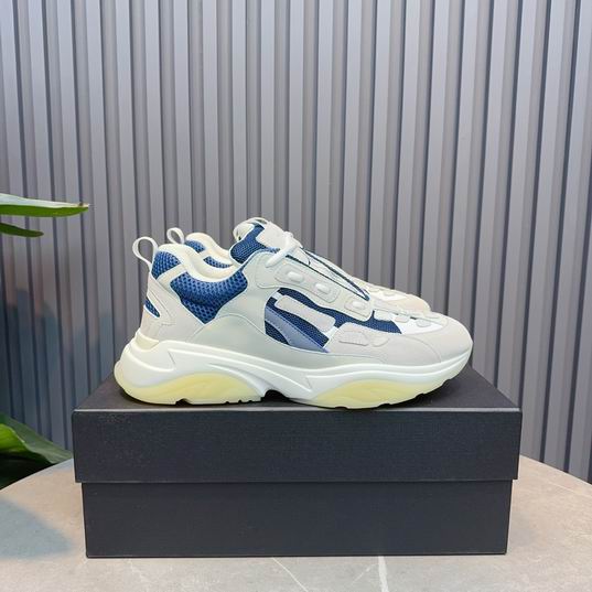 Amiri Bone Runner Sneaker – White/Navy