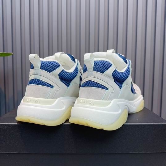 Amiri Bone Runner Sneaker – White/Navy