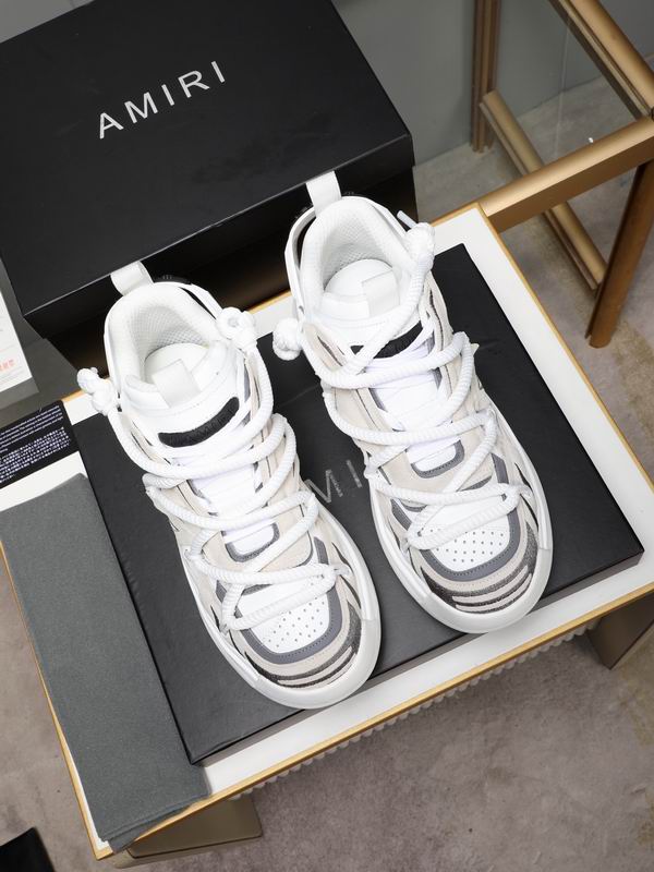 Amiri Jet Star Sneaker – White/Grey