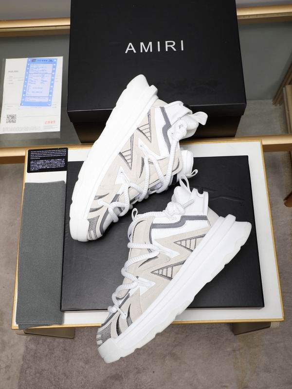 Amiri Jet Star Sneaker – White/Grey