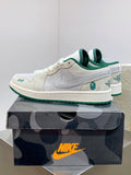 BAPE × Air Jordan 1 Low – White / Green