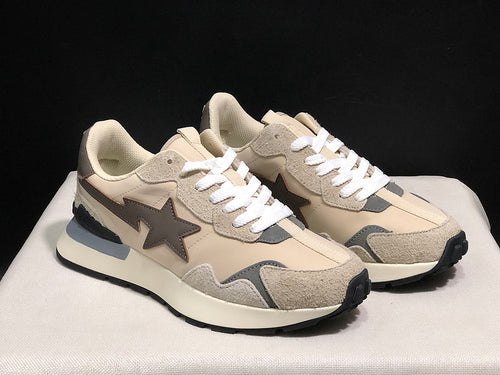 BAPE STA Low – Cream / Brown / Grey