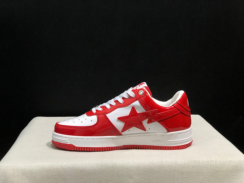 BAPE STA Low – Red / White