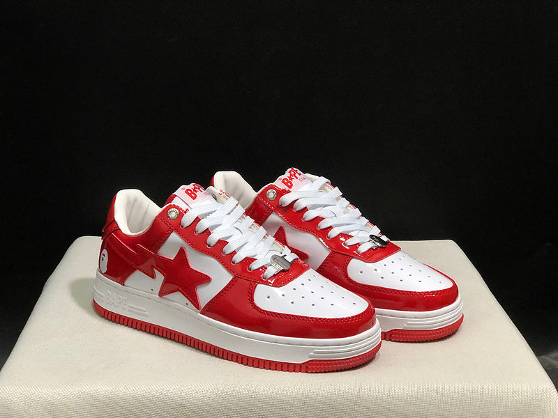 BAPE STA Low – Red / White