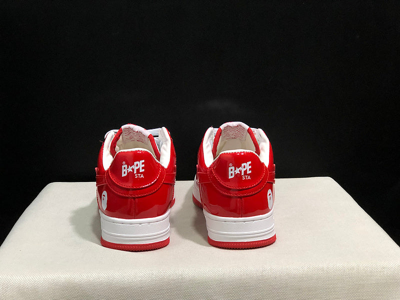BAPE STA Low – Red / White