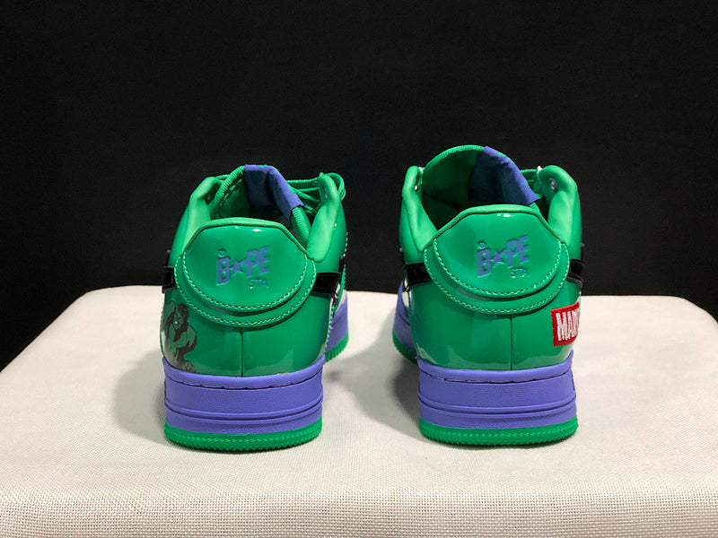 BAPE STA Low x Marvel – Green / Blue / Purple