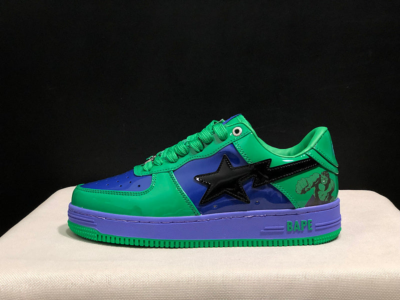 BAPE STA Low x Marvel – Green / Blue / Purple