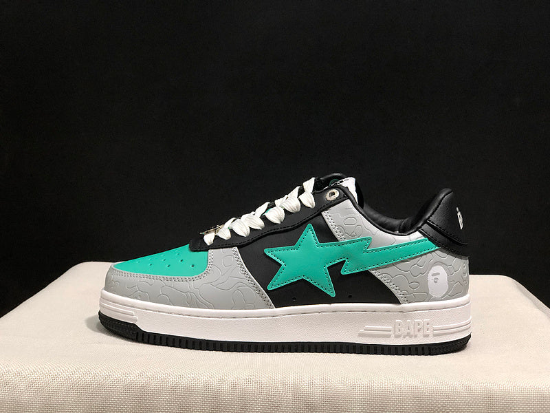 BAPE STA Low – Mint Green / Grey / Black
