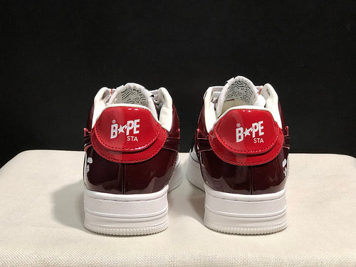 BAPE STA Low – Orange / Burgundy