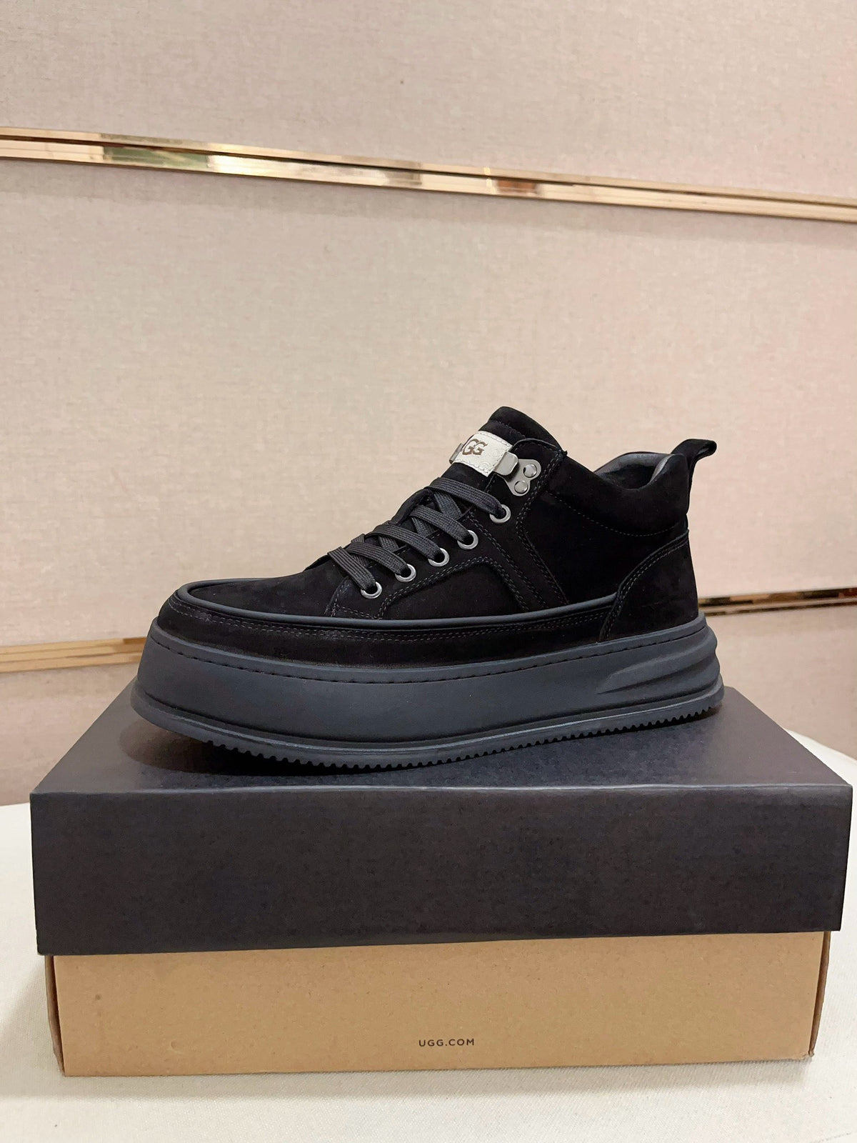 UGG High-Top Platform Sneaker Boot – All Black