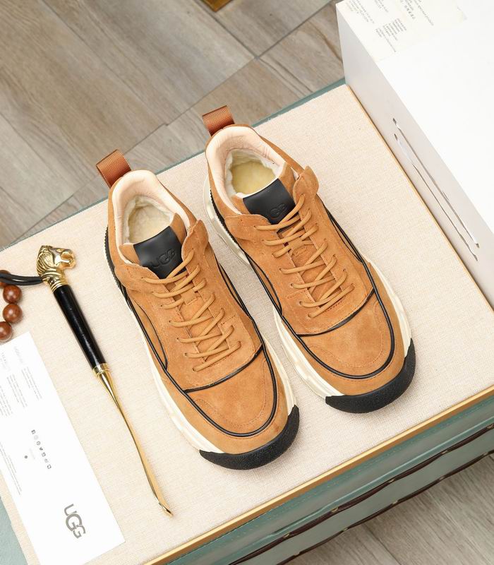 UGG High-Top Platform Sneaker – Tan & Black