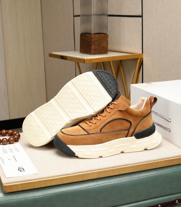 UGG High-Top Platform Sneaker – Tan & Black