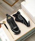 UGG High-Top Platform Sneaker – Black & Silver