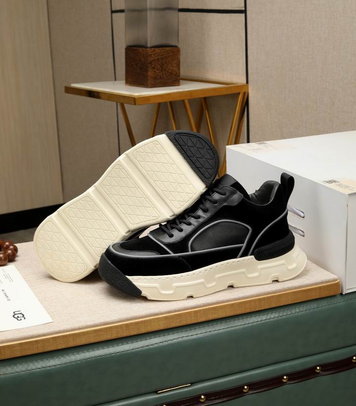 UGG High-Top Platform Sneaker – Black & Silver