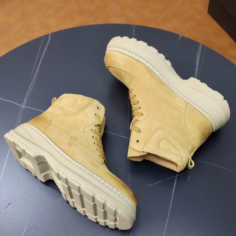 High-Top Platform Boot – Wheat / Sand