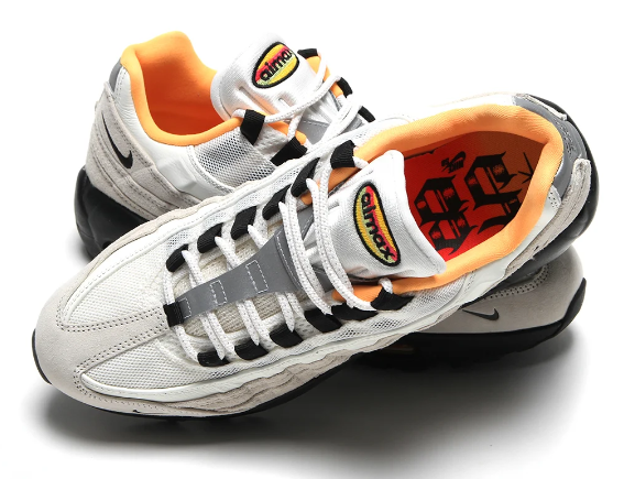 Nike SB FC Pack Air Max 95 'Sail/Black/Laser Orange' IQ8395-100