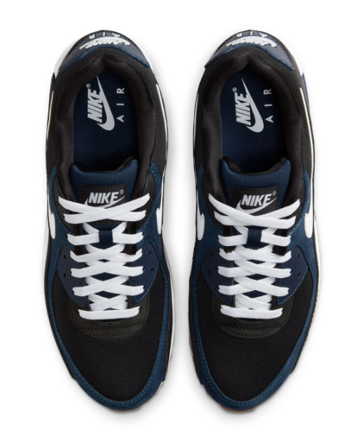 Men's Nike Air Max 90 – Midnight Navy / Black / White